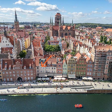 Stylowy Apartament W Sercu Starowki Z Widokiem Na Motlawe Gdańsk Exteriör bild