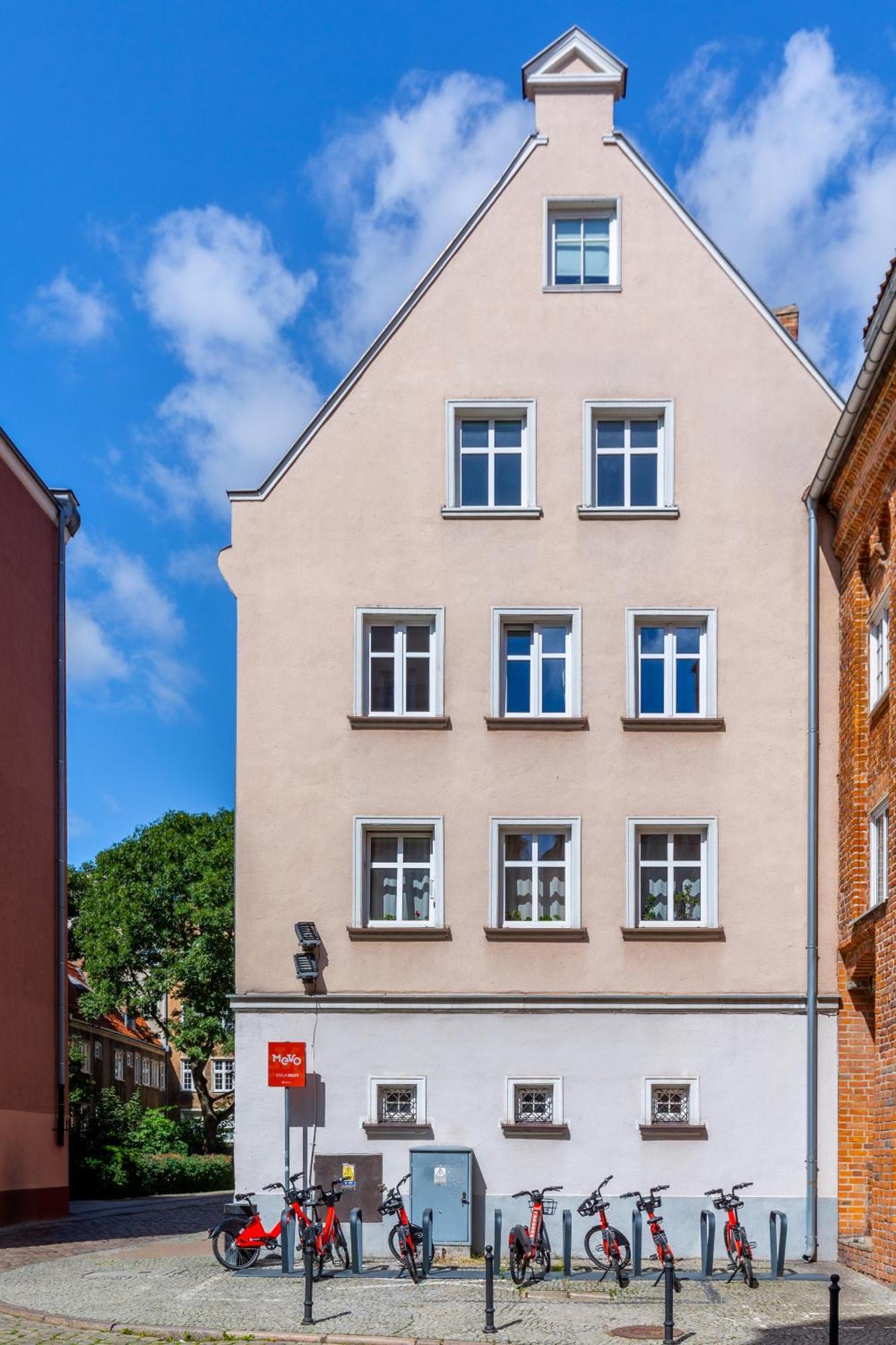 Stylowy Apartament W Sercu Starowki Z Widokiem Na Motlawe Gdańsk Exteriör bild