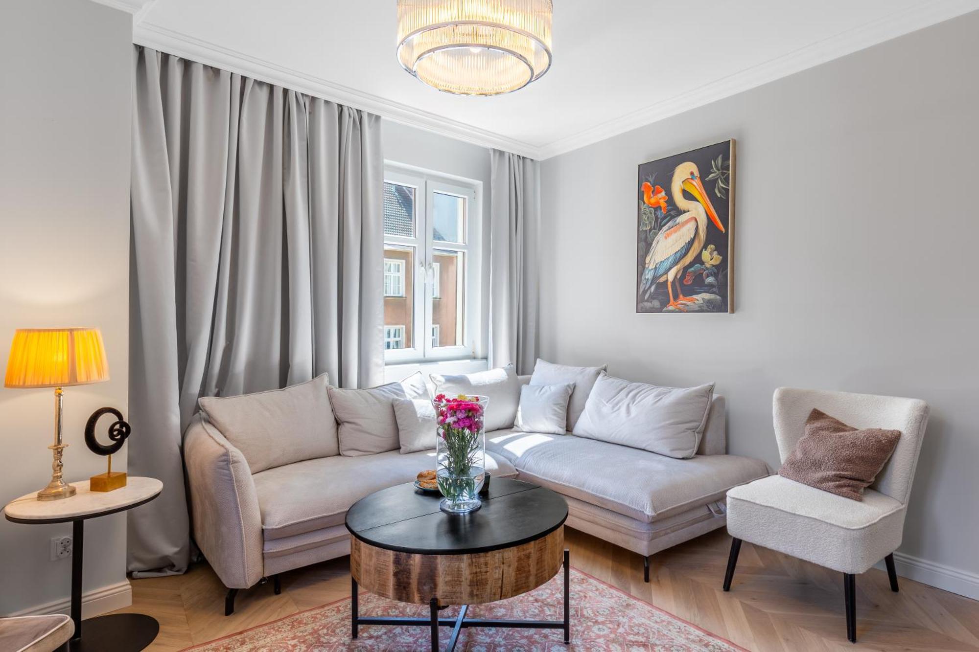 Stylowy Apartament W Sercu Starowki Z Widokiem Na Motlawe Gdańsk Exteriör bild